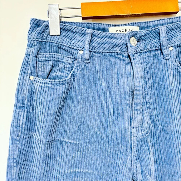 PACSUN Mom  jeans in blue corduroy - Picture 5 of 10